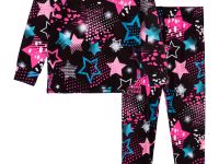 Термокомплект трикот. для девочек: фуфайка (футболка) с длин. рук, брюки для эпизод. использования