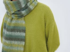 Шарф в полоску