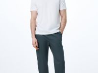 Брюки с эластичным поясом, Зеленый