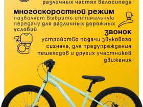 Подростковый велосипед Pifagor Level Up 24, год 2024, цвет Зеленый-Голубой