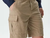 Мужские шорты Lacoste из хлопка и льна