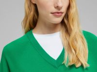 Джемпер с v-образным вырезом