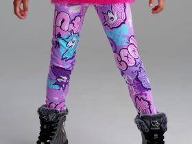 Брюки трикотажные для девочек (легинсы)