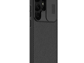 Чехол-накладка Nillkin CamShield Pro для Samsung Galaxy S23 Ultra пластиковый (черный)