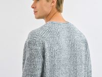 Джемпер из кручёной пряжи, Серый