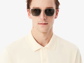 Мужское поло Lacoste из смеси эластичного органического хлопка