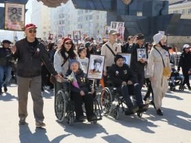 Фото. В Якутске акция «Бессмертный полк» собрала более 50 тысяч человек