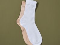 Носки Cozy Home, белый/бежевый