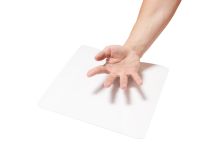 Палитра акриловая прямоугольная 25х30 см, оргстекло 2 мм, прозрачная