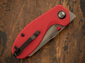 Складной нож CJRB Maileah, сталь AR-RPM9, рукоять G10, Red