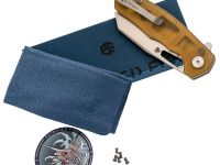 Складной нож Petrified Fish Trilobite, сталь 14C28N, рукоять PEI (Ultem)