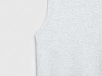 Базовый топ в рубчик, Серый