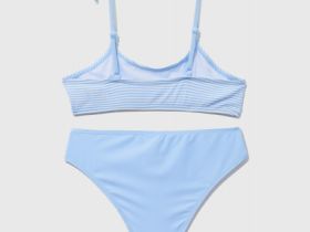 Купальный костюм для девочек, Голубой