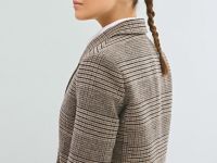 Двубортный жакет, Бежевый