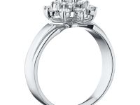 Кольцо из белого золота с бриллиантами э0901кц09160400