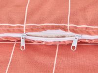 Постельное белье полукомплект Quadretti, кораллово-розовое