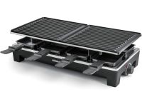 Rommelsbacher Гриль-раклетница Rommelsbacher RCS / 1350 Вт / на 8 человек / нержавеющая сталь / камень для гриля / антипригарное покрытие