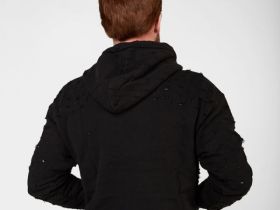Худи Remington Top Hunter Black — свободный крой, дышащий полиэстер для весны и осени