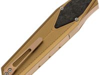 Гравитационный нож Remette Swordfish Tanto, сталь 14C28N, рукоять алюминий/карбон, бронзовый