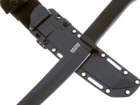Нож с фиксированным клинком Cold Steel Recon Tanto, сталь SK-5, рукоять резина, черный