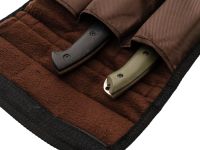 Сумка для 6 фиксированных ножей с замком KTB, коричневая L