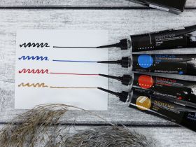 Набор акриловых контуров по стеклу Таир "Египетский", 4х20 мл