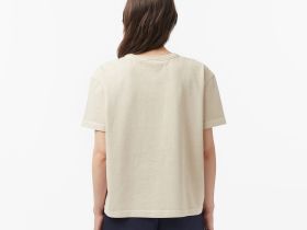 Женская хлопковая футболка Lacoste