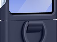 Клип-кейс Samsung Silicone Case Z Flip7 FE/Z Flip6 Темно-синий