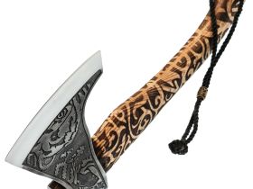 Топор Медведь средний, гравированный