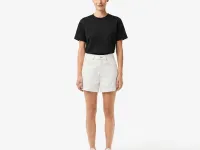 Женская хлопковая футболка Lacoste