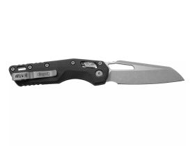 Большой складной нож Microtech MSI 210-10APFLGTBK, сталь M390, рукоять G10, черный