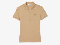 Женское поло Lacoste приталенного кроя из эластичного хлопка