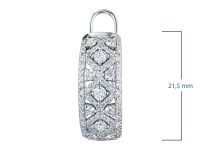 Серьги из белого золота с бриллиантами э0901сг11210918
