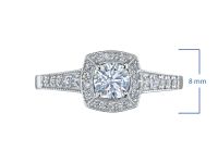 Кольцо из белого золота э4712кц11160500_white
