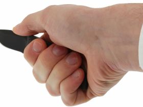 Нож с фиксированным клинком Extrema Ratio N.K. 1 Black, сталь Bhler N690, цельнометаллический