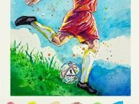 Набор карандашей акварельных цветных Acmeliae 12 цв.+кисточка