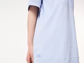 Женская хлопковая футболка Lacoste