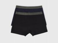 Трусы-транки со средней посадкой, 2 шт., Черный