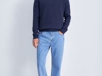 Джемпер из хлопка прямого силуэта