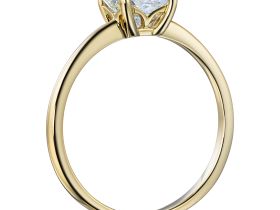 Классическое кольцо из желтого золота э0312кц12231175