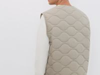 Стёганый утеплённый жилет, Серый