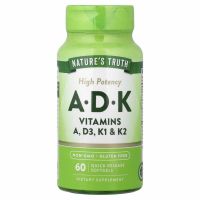 Nature's Truth, Высокая эффективность, A, D, K, 60 быстрорастворимых мягких таблеток