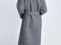 Пальто свободного силуэта с поясом