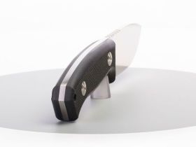 Нож с фиксированным клинком LionSteel M2 G10, сталь D2, рукоять G-10, черный