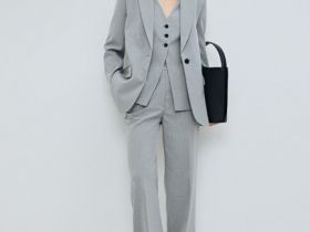 Жилет из поливискозы, Серый