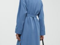 Платье сафари с нагрудными карманами и поясом