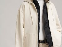 Толстовка объемного кроя из футера