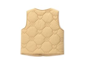 Жилет утепленный для маленькой девочки