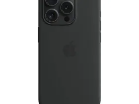 Чехол-накладка Silicone Case with MagSafe для iPhone 14 Pro Max силиконовый (черный)