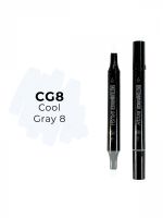 Маркер двухсторонний на спиртовой основе Sketchmarker Brush Цвет Прохладный серый 8